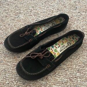 Vintage Y2K American Eagle suede moccasins